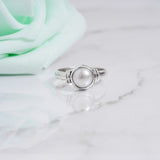 'Boho' Pearl 925 Solid Sterling Silver Ring