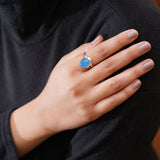 Chalcedony 925 Solid Sterling Silver Ring