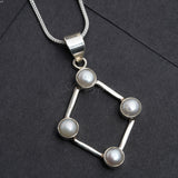 Pearl Pendant, 925 Solid Sterling Silver Pendant