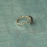 'Boho' Labradorite 925 Solid Sterling Silver Ring