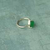 Natural Jade Ring, 925 Solid Sterling Silver Ring, Ring For Women