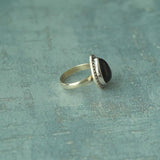 'Boho' Black Onyx 925 Solid Sterling Silver Ring