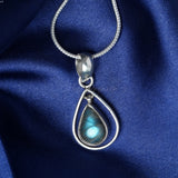 Labradorite Pendant, 925 Solid Sterling Silver Pendant